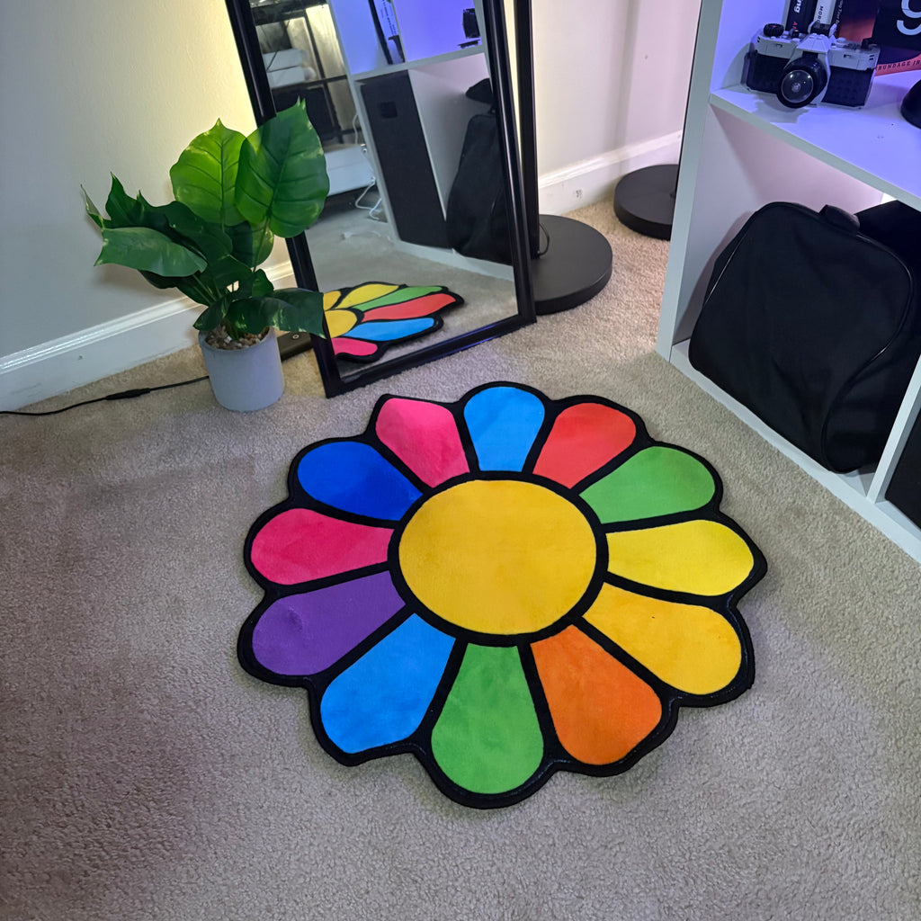 Colorful Flower Rug