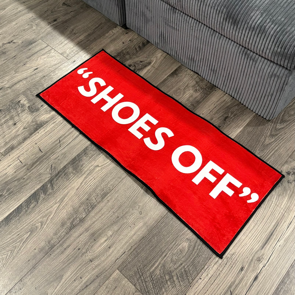 "Shoes Off" Rug