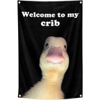 Welcome to My Crib Flag