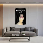 Welcome to My Crib Flag