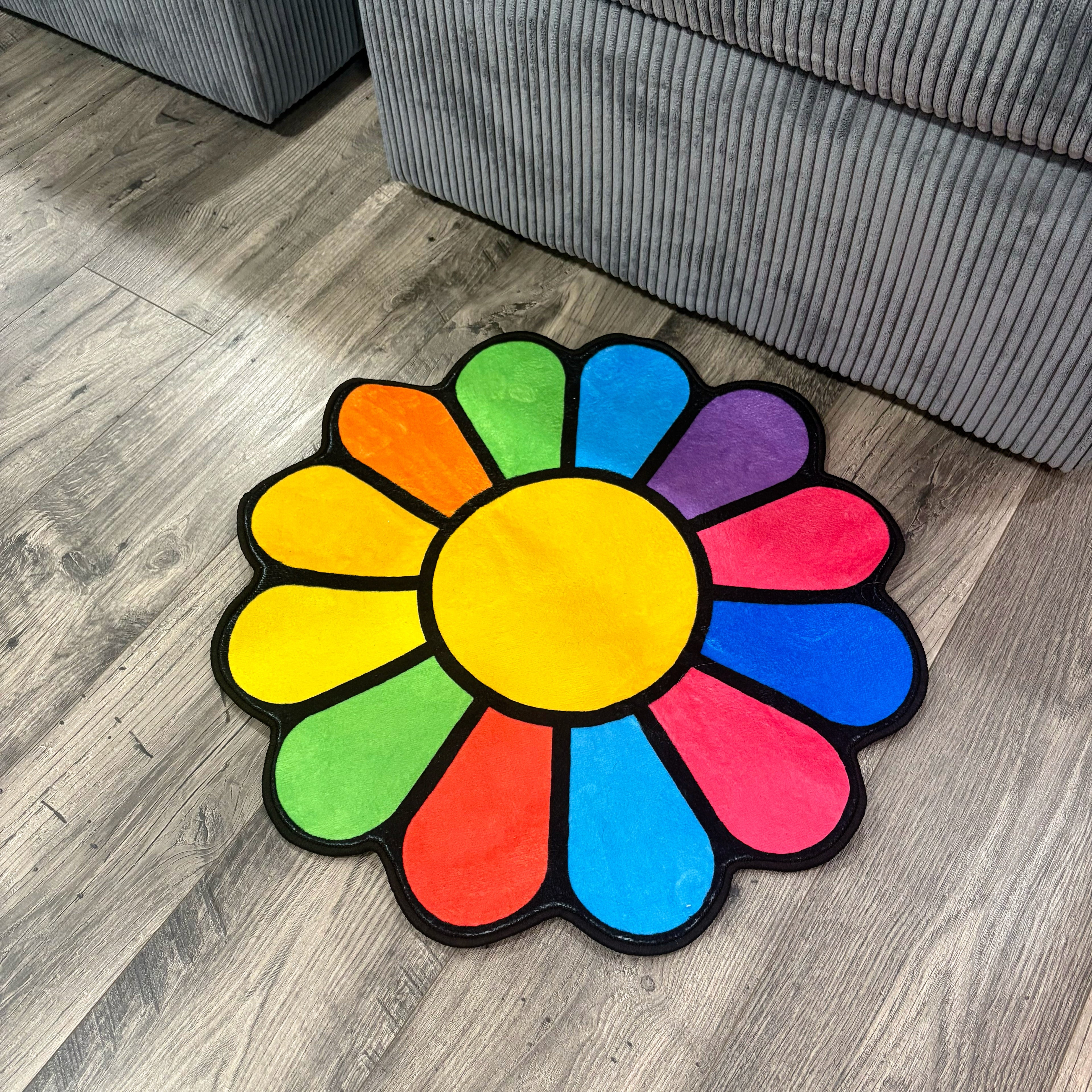 Colorful Flower Rug