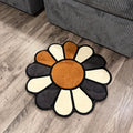 Brown Flower Rug