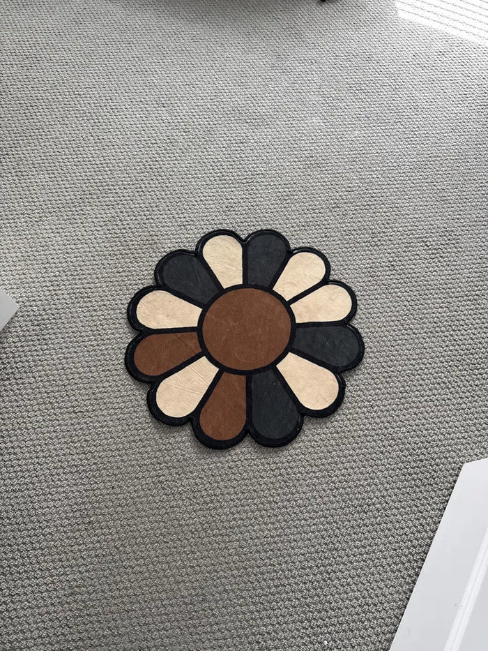 Brown Flower Rug review photo