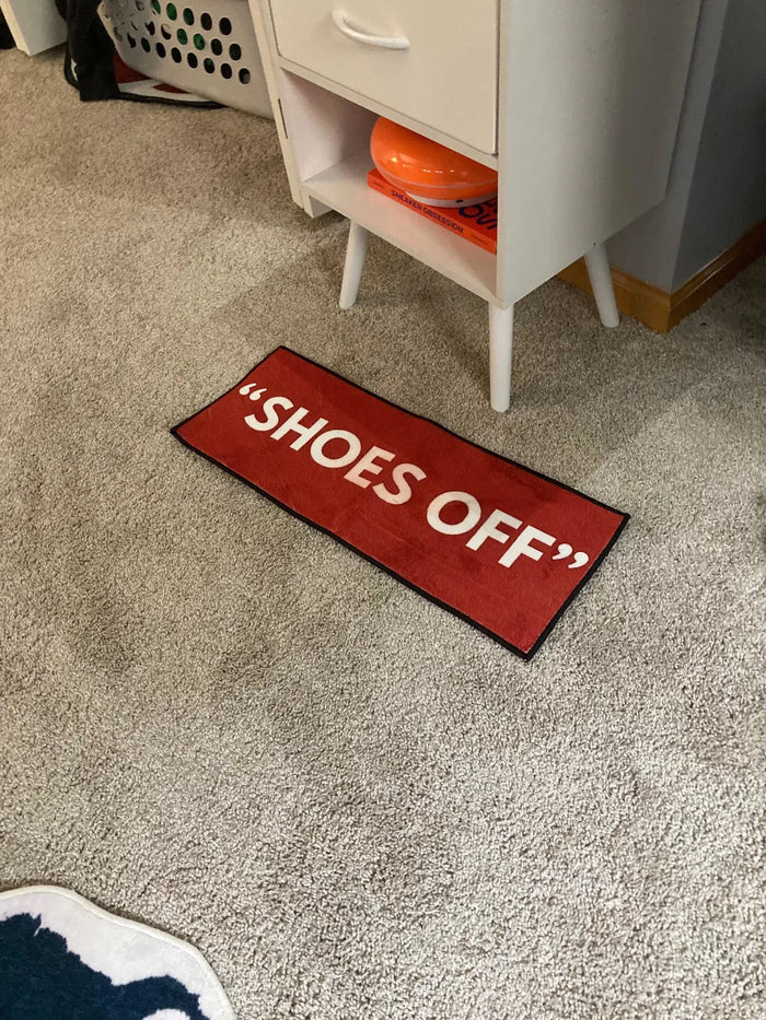 "Shoes Off" Rug review photo