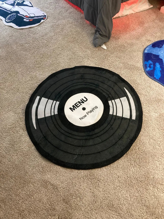 Vinyl record rug review photo